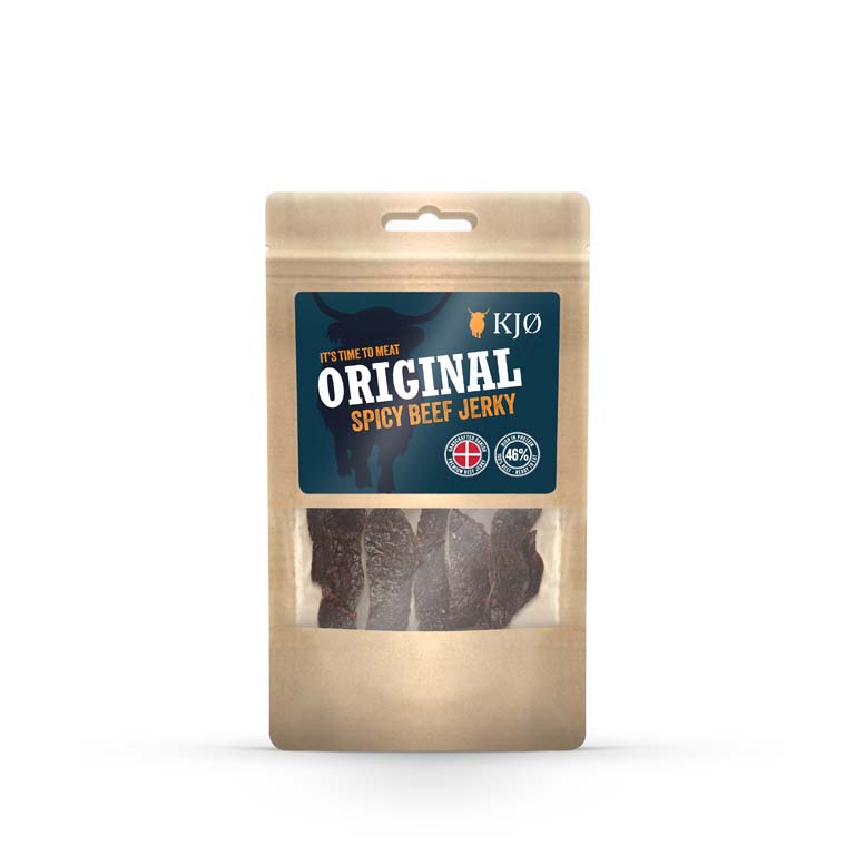 KJØ_ORIGINAL_SPICY_POSE_25G ORIGINAL Spicy Beef Jerky 25g