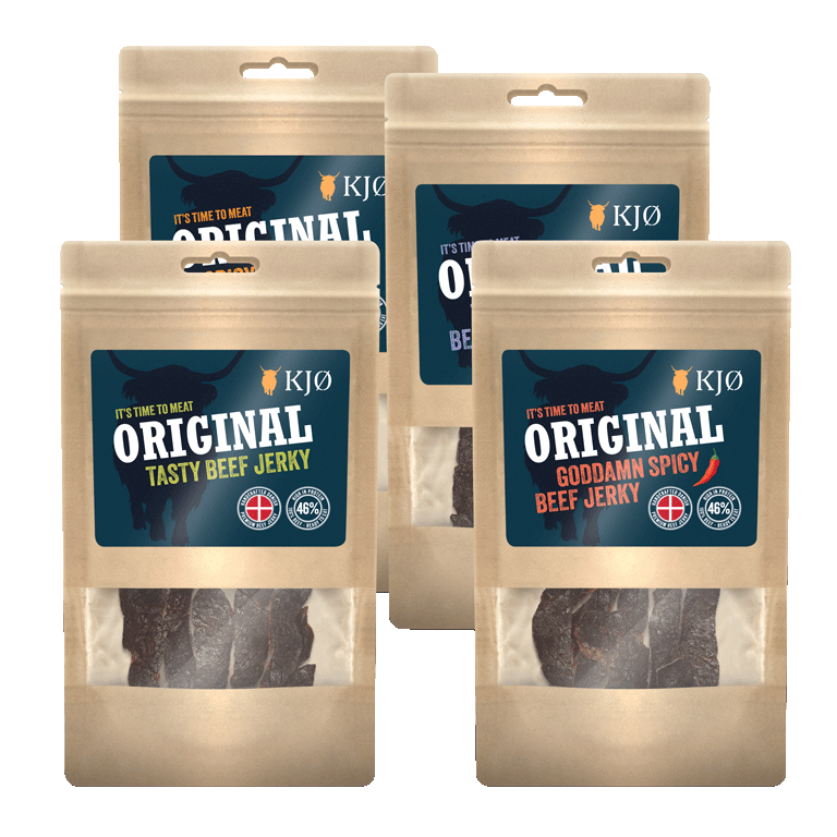 KJØ Original beef jerky varianter