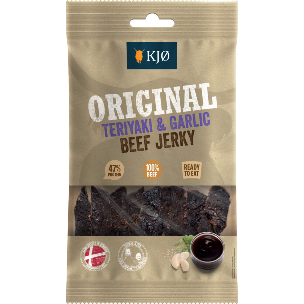 ORIGINAL Teriyaki & Garlic Beef Jerky 60g